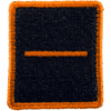 Patch BluNavyArancione Linea