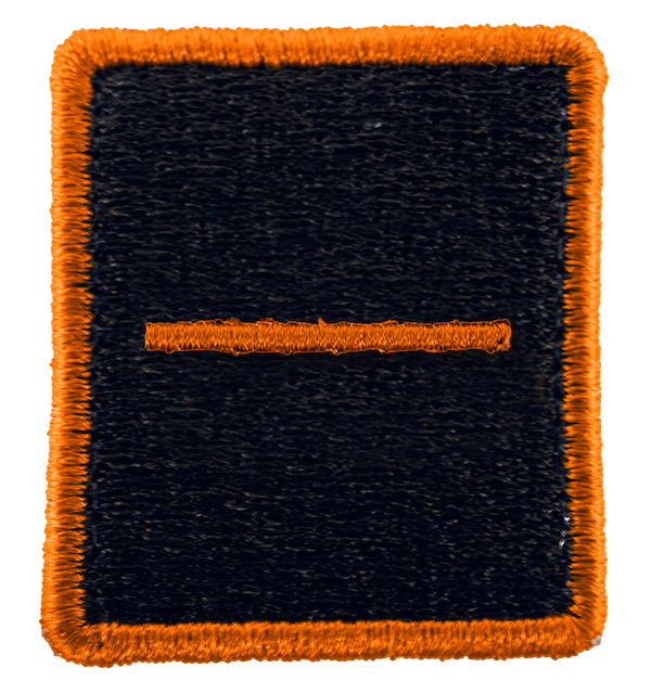 Patch BluNavyArancione Linea