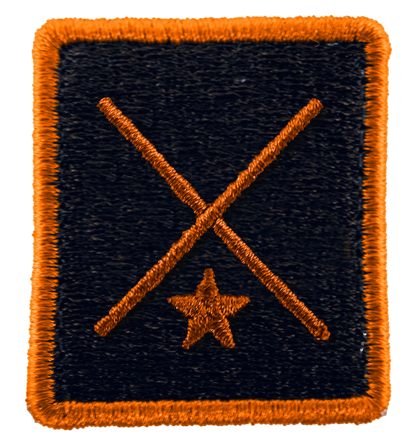 Patch BluNavyArancione Stella