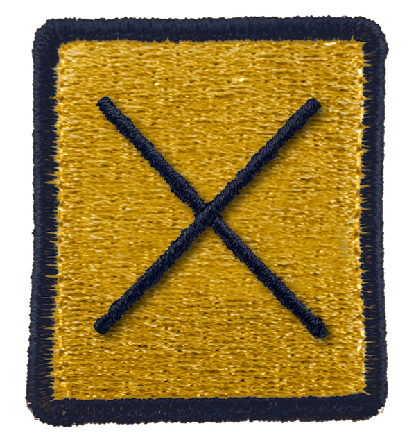 Patch GialloBluNavy Croce
