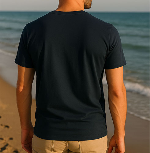 T ShirtLagoon BlueNavyRetro Demo